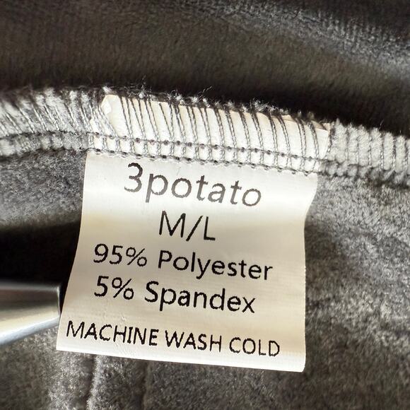 3Potato Art to Wear Lagenlook Plush Lined Printed Shawl Collar Open Cardigan M/L - Picture 6 of 9